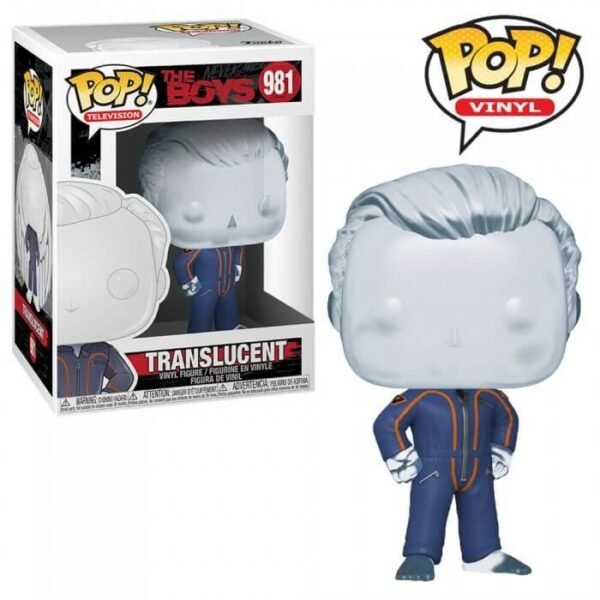 The Boys Pop Tv Vinyl Figure Translucent Clear 9 Cm 981
