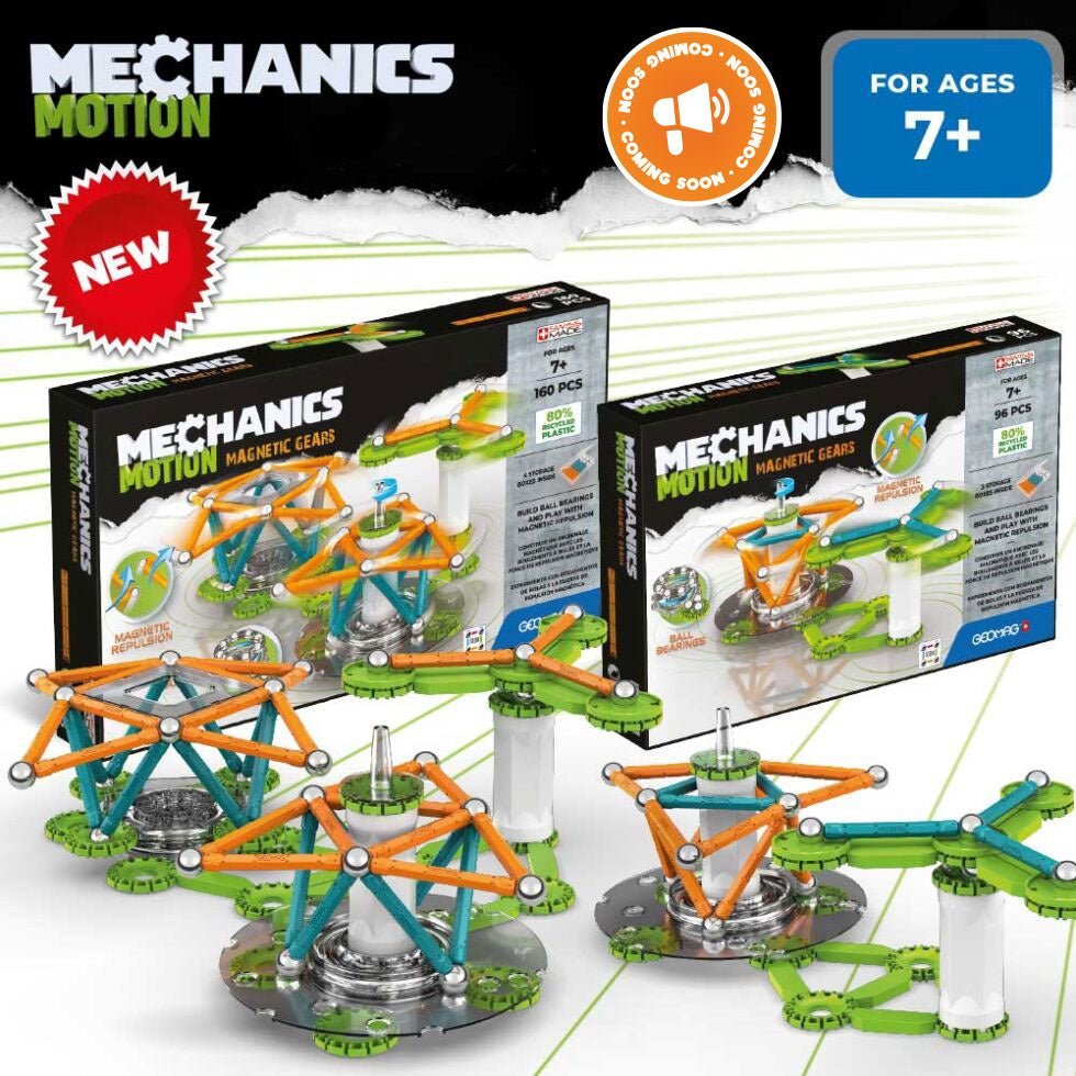 Geomag Mechanics Motion Magnetic Gears 96 Pezzi