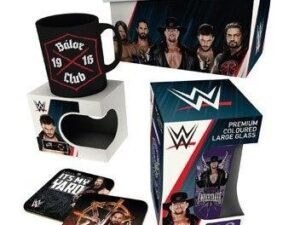 Wwe Gift Box Confezione Regalo Bicchiere Mug Tazza Wrestling Superstar