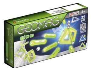 Geomag Glow 22 Pezzi Set Costruzioni Magnetiche Fluorescenti