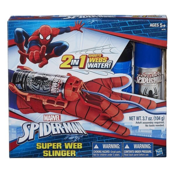 Spiderman Guanto Spara Ragnatele 2In1 Giocattolo Hasbro
