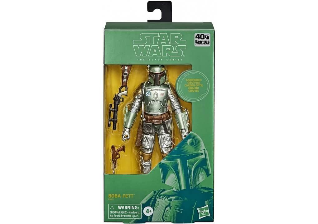 Boba Fett Carbonized Star Wars Episode V Black Series Action Figure 2020 15 Cm