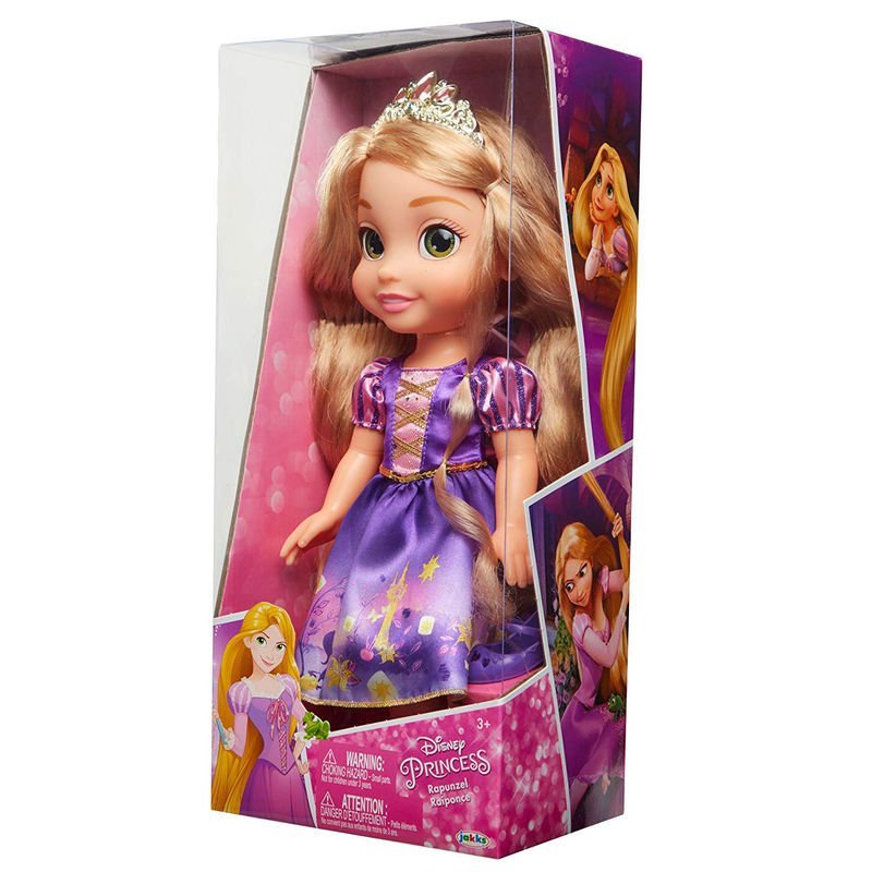 Rapunzel Bambolotto Disney 35 Cm Spazzola E Accessori