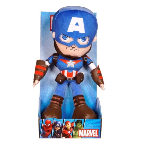 Capitan America Peluche Avengers 25 Cm Con Tronetto