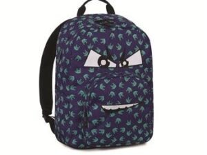 Ollie Face Pack Plain Invicta Zaino Scuola Con Faccine Blue Rock Blu Seven 2017 2018