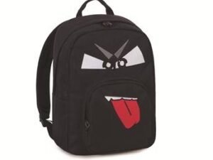 Ollie Face Pack Plain Invicta Zaino Scuola Con Faccine Nero Jet Black Seven 2017 2018