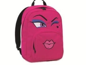 Ollie Face Pack Plain Invicta Zaino Scuola Con Faccine Rhodamine Fucsia Seven 2017 2018