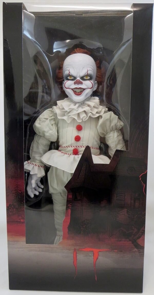 Pennywise 46 Cm Roto Plush Doll Stephen Kings It 2017 Mds Mezco Toys