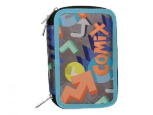 Astuccio Triplo Scuola Comix Blu