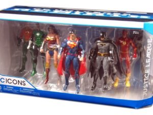 Justice League Rebirth Confezione Con 7 Action Figures Da 18Cm 7 Pack Costumi Classici