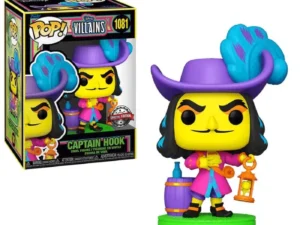 Figurka Funko Pop Kapitan Hak Disney Czarny Światło