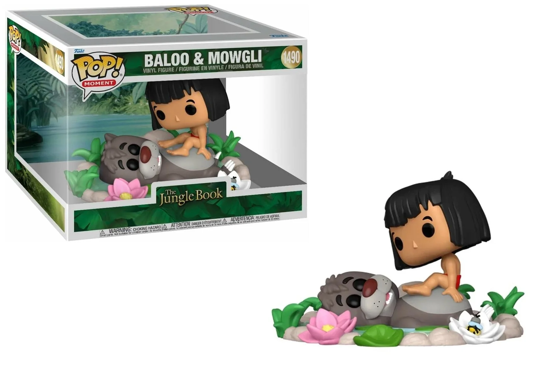 Figurka Funko Pop Baloo i Mowgli Księga Dżungli 1490