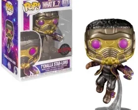 Figurka Funko Pop Star Lord Tchalla Marvel Special Edition Metaliczna