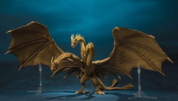 Action Figure King Ghidorah 25 Cm Godzilla King Of The Monsters 2019 S H Monsterarts Tamashii