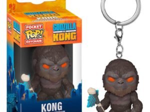 Godzilla Vs Kong Pocket Pop Vinyl Keychains 4 Cm King Kong With Axe Portachiavi