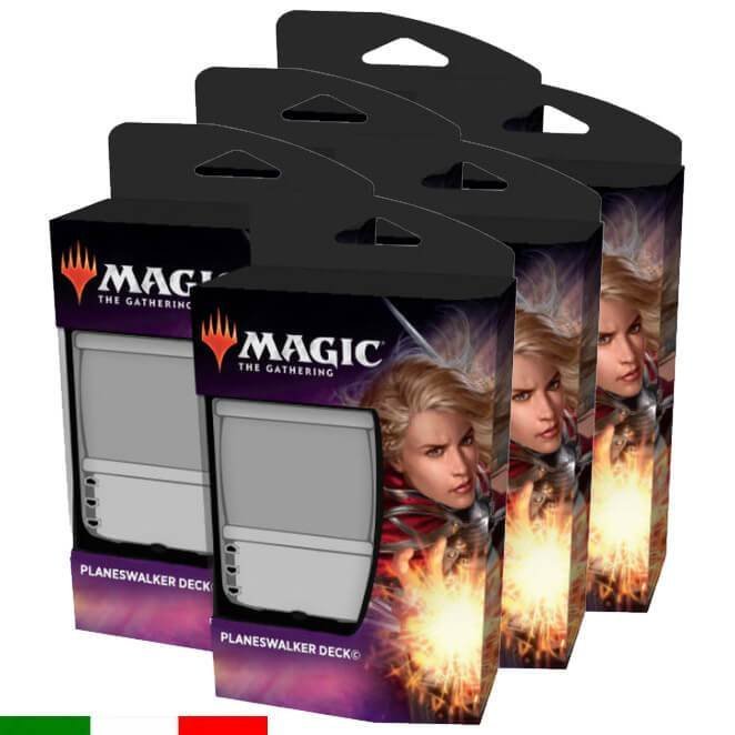 Magic The Gathering Il Trono Di Eldraine Planeswalker Decks Display Mazzi Italiano
