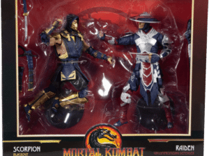 Scorpion E Raiden Mortal Kombat Action Figure 2 Pack 18 Cm