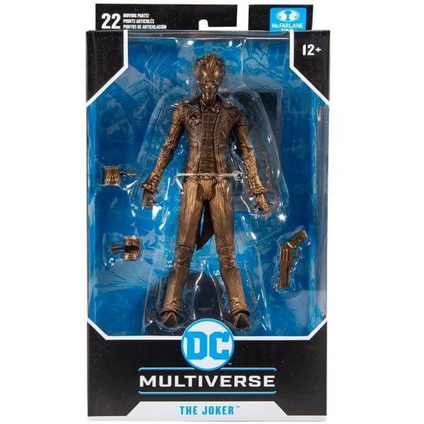 Joker Bronze Action Figure Batman Arkham 18 Cm Mc Farlane Toys