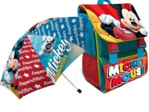Topolino Zaino Estensibile Ombrello Pieghevole