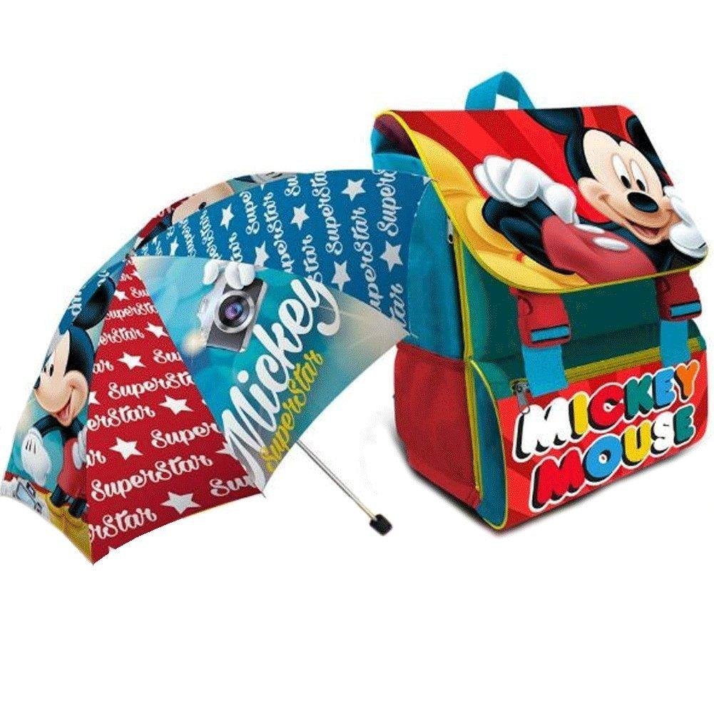 Topolino Zaino Estensibile Ombrello Pieghevole
