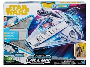 Star Wars Solo Millenium Falcon Astronave Link Force 2 0 Kessel Run Veicolo Elettronico Con Personaggi Hasbro