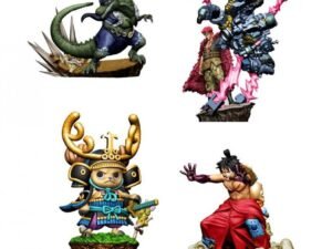 Megahouse One Piece Logbox Rebirth Wano Country Vol 2 Set Of 4 Action Figures