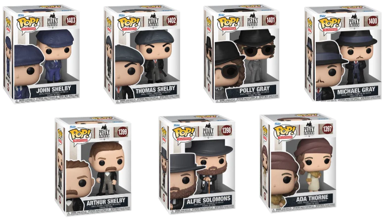 Bundle Funko Pop Peaky Blinders 6 Funko 1397 1398 1399 1400 1401 1402 1403
