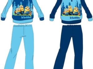 Pigiama Invernale Minions Lungo 2 Pezzi Bambini