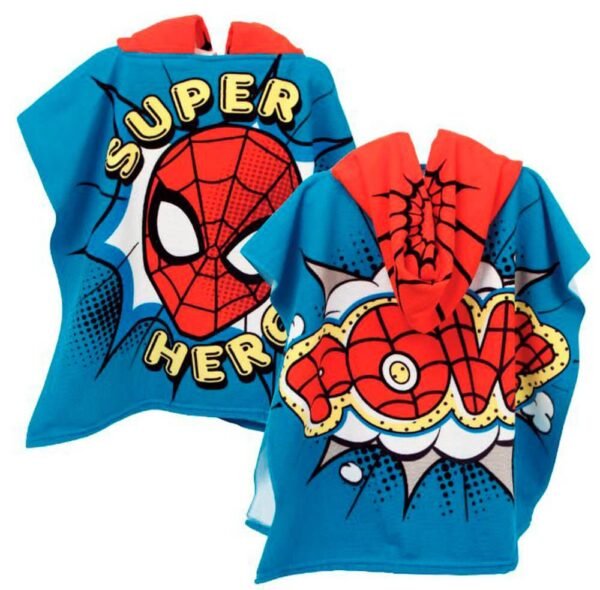 Spider Man Poncho Mare Microfibra 55 X 110 Cm