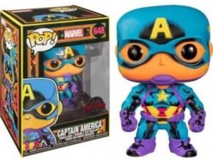 Captain America Marvel Pop Marvel Black Light Vinyl Figure 9 Cm 648