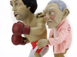 Rocky E Mickey Personaggi Statuetta Modlellino 30Cm