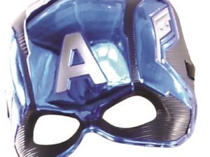 Maschera Capitan America Metallizata Rigida
