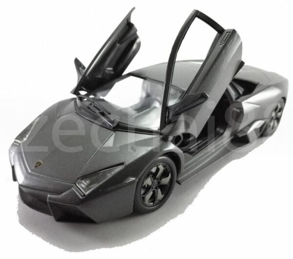 Lamborghini Reventon Nero Diecast Modellino Metallo Scala 1 24 Ufficiale