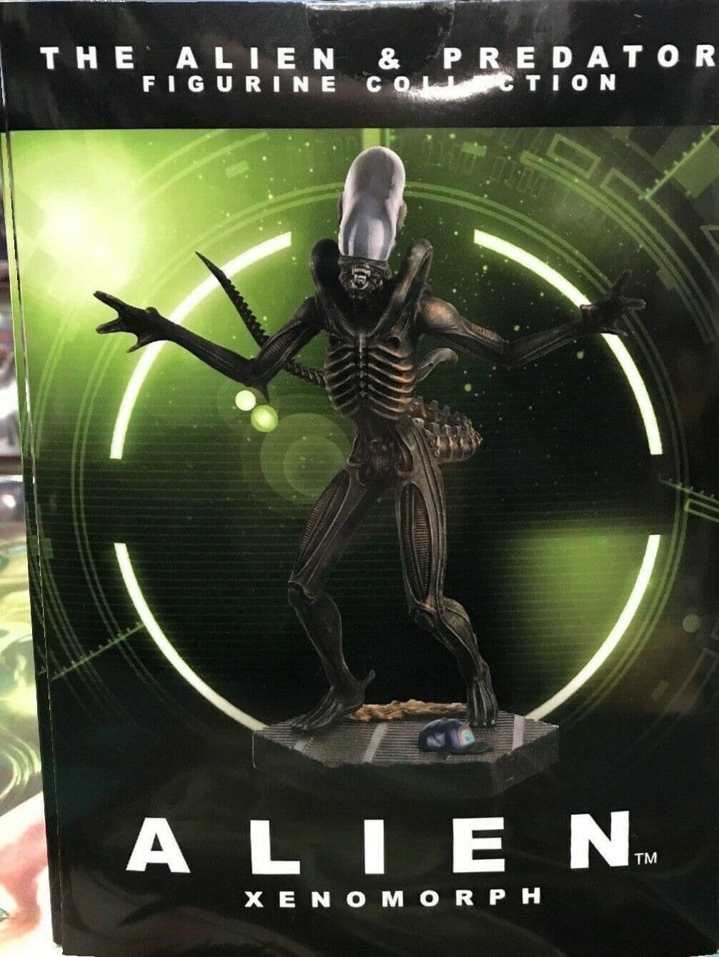 Alien Xenomorph Alien And Predator Eaglemoss Statuetta Resina 14Cm
