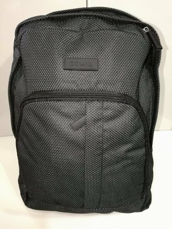 Zaino Comix Grigio Nero Mesh Special Americano Scuola
