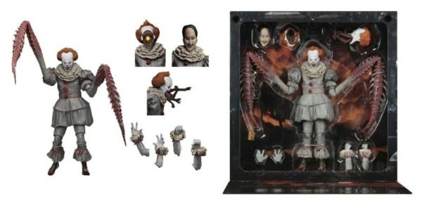 Ultimate Pennywise Clown Danzante Stephen King S It 2017 Action Figure 18Cm Neca