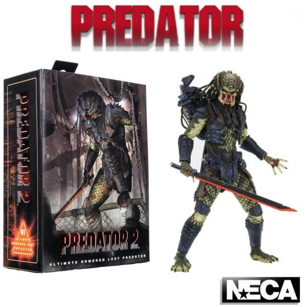 Armored Lost Predator Alien Ultimate Action Figure Predator 2 20 Cm Neca 51585