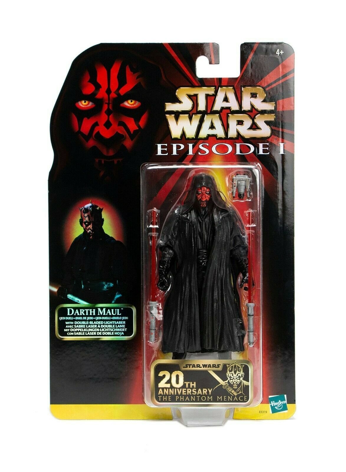 Darth Maul Action Figure Star Wars Ep I Black Series Jedi Duel 20Th Anniversary