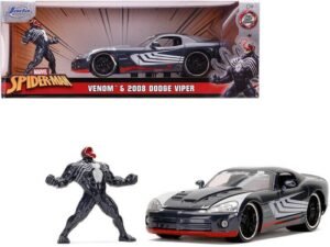 2008 Dodge Viper Srt10 Venom Marvel Spider Man Hollywood Rides Diecast 1 24