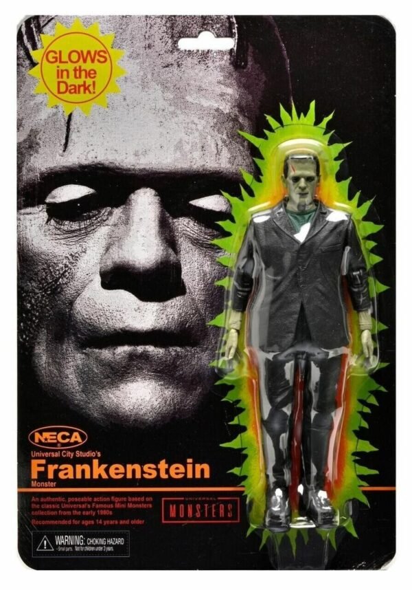 Frankenstein Action Figure Universal Monsters Retro Glow In The Dark 18 Cm Neca 04834