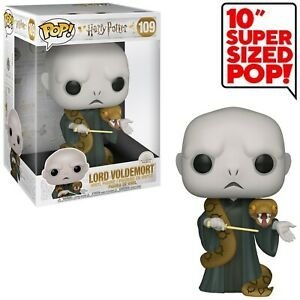 Harry Potter Super Sized Pop Movies Vinyl Figure Voldemort W Nagini 25 Cm