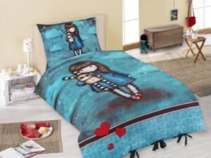 Copripiumino Gorjuss Santoro Bambola Blu 140X200Cm