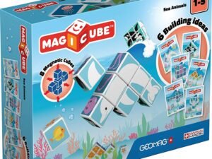 Geomag Cubi Magnetici Bambini Costruzioni Animali Marini Magic Cube