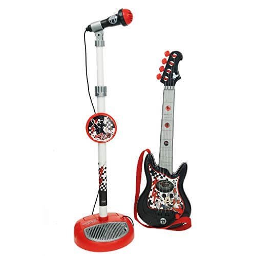 Set Microfono Con Asta E Chitarra Bambini Topolino Disney