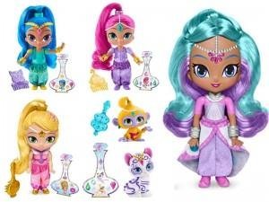 Shimmer And Shine Bambole 15Cm Con Accessori Mattel