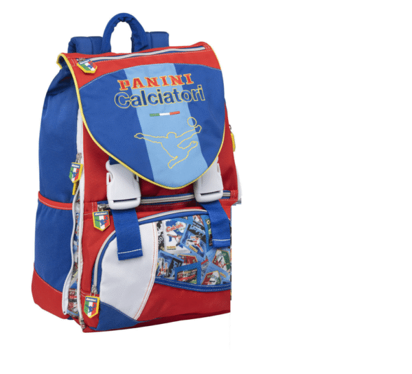 Zaino Scuola Calciatori Panini Con Pallone Omaggio