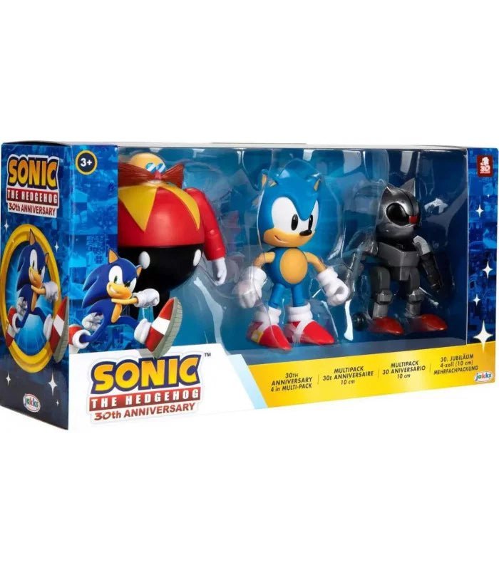 Sonic The Hedgehog 30Th Anniversary Pack 3 Figures 10Cm Jakks Pacific