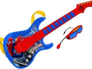 Spider Man Chitarra Elettronica Con Occhiali Con Microfono