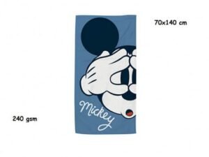 Mickey Mouse Telo Mare Microfibra 70 X 140 Cm