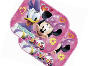 Minnie Coppia Tendine Parasole Auto 46 X 35 Cm Disegno Colorare